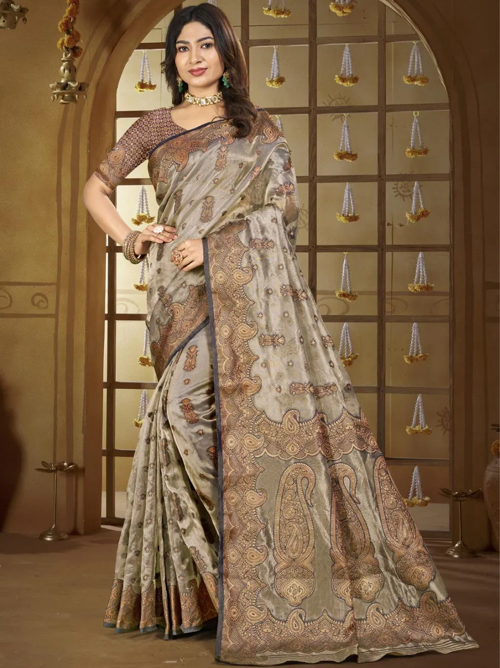 Cindrella Vol 5 By Bunawat Silk Wedding Wear Saree Suppliers In India